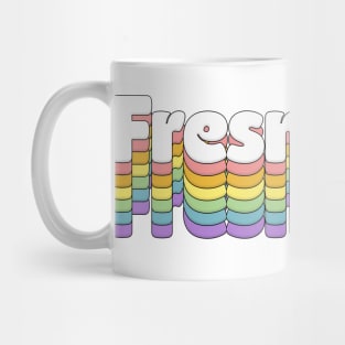 Fresno, CA // Retro Typography Design Mug